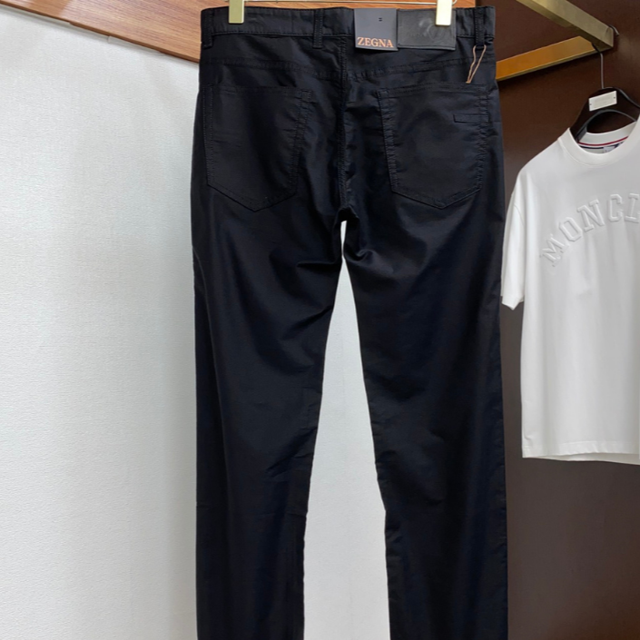 Calça "Gabardine" Slim Fit Zegna