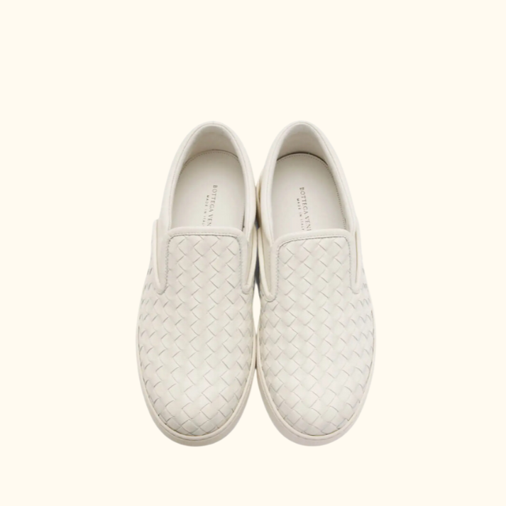 Slip-on Bottega Veneta "Rebite White"