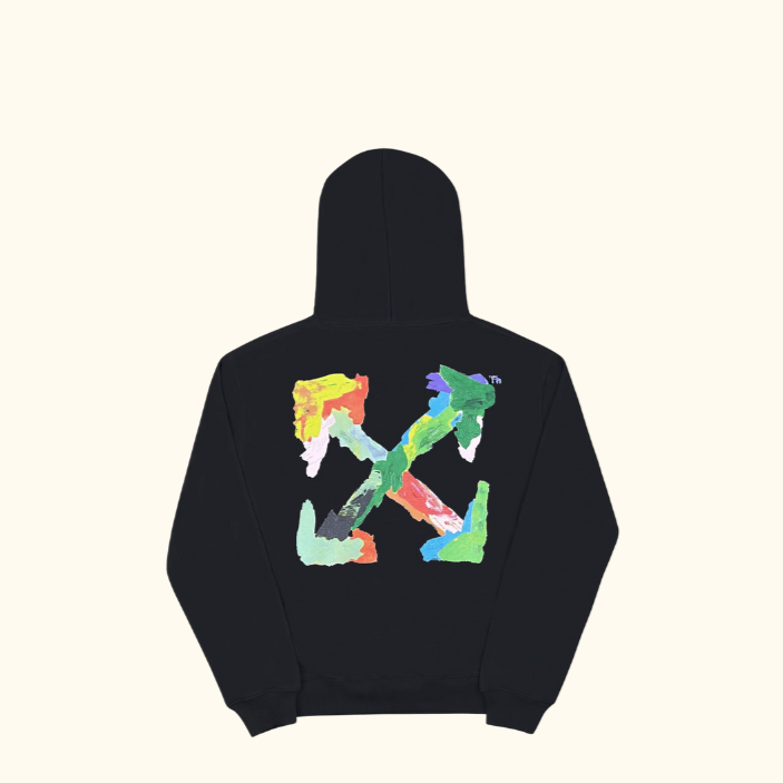 Moletom "Brush Painting" Off-White