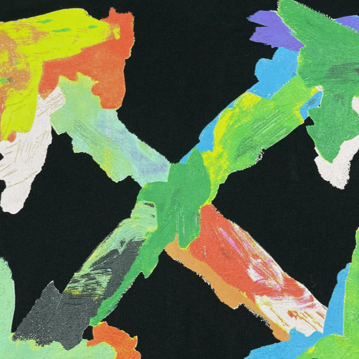 Moletom "Brush Painting" Off-White