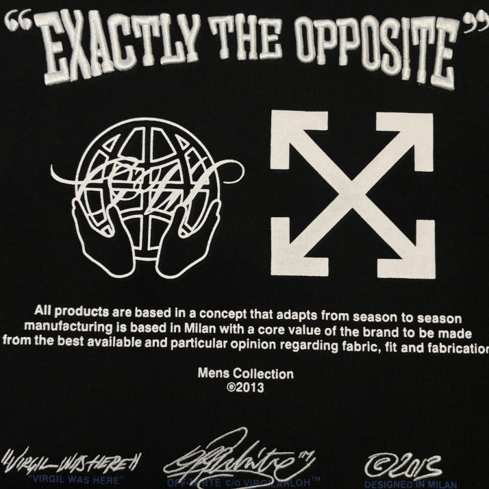 Camiseta "Opposite" Off-White