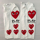 Camiseta Manga Longa "Play" CDG