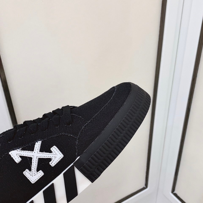 Tênis "Vulcanized Low Canvas" Off-White Preto