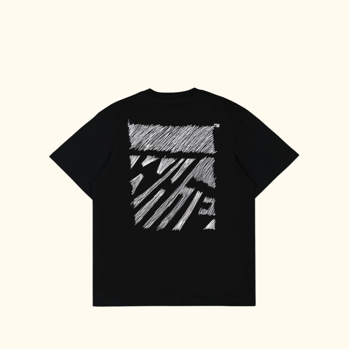 Camiseta "Scribble Diag" Off-White