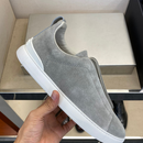 Tênis "Triple Stitch" Zegna Camurça