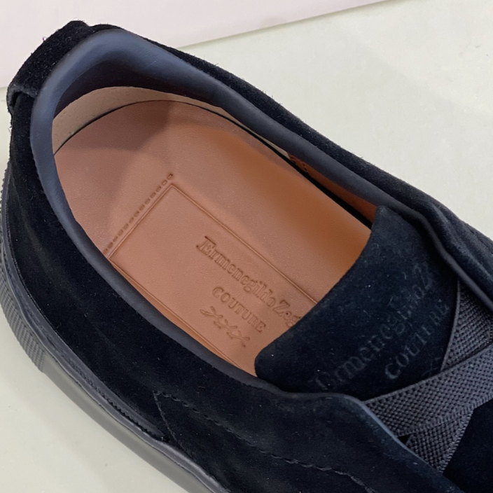 Tênis "Triple Stitch" Zegna Camurça