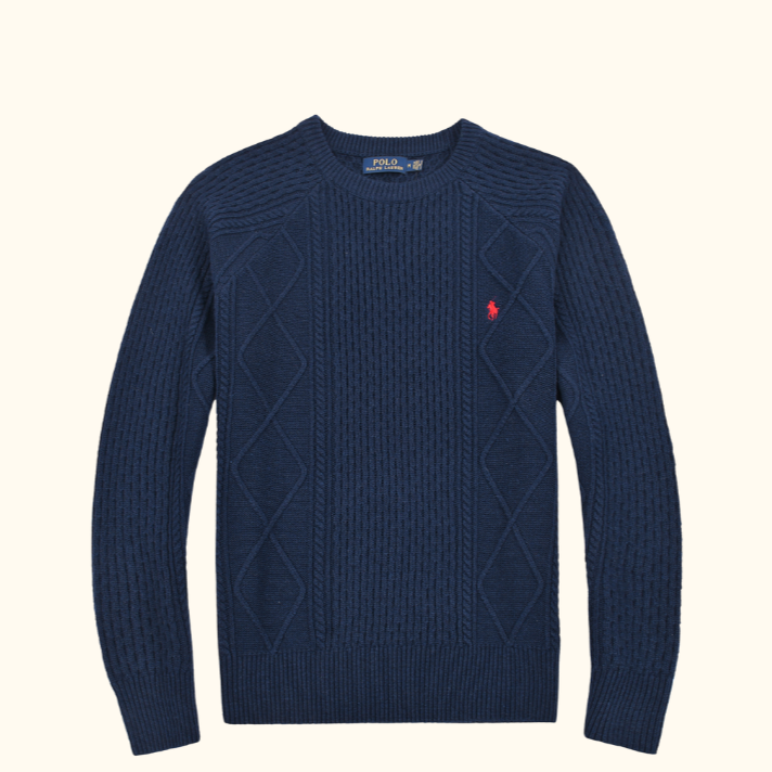 Suéter Tricot Clássico Ralph Lauren
