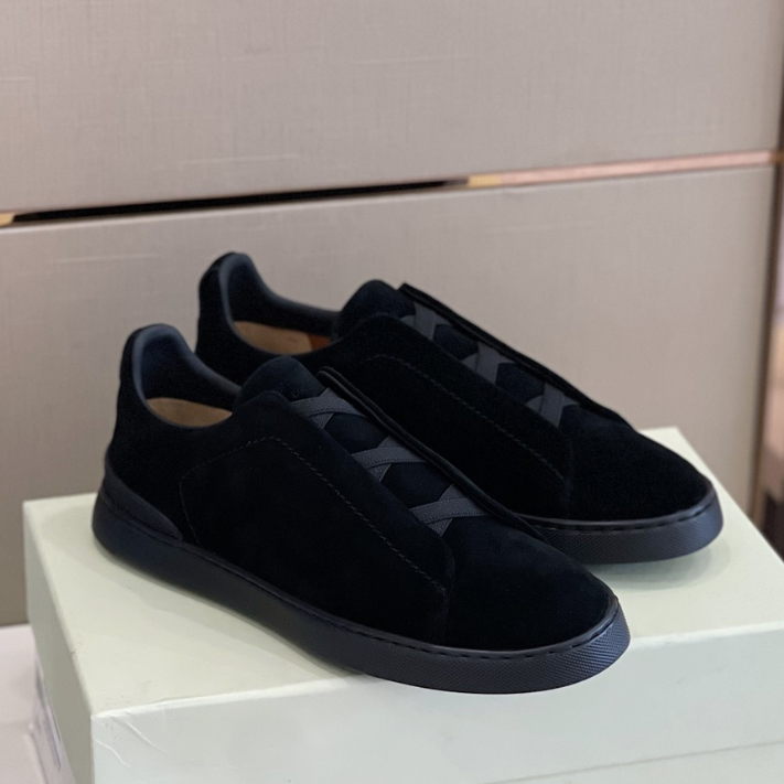 Tênis "Triple Stitch" Zegna Camurça