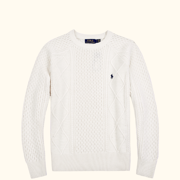 Suéter Tricot Clássico Ralph Lauren