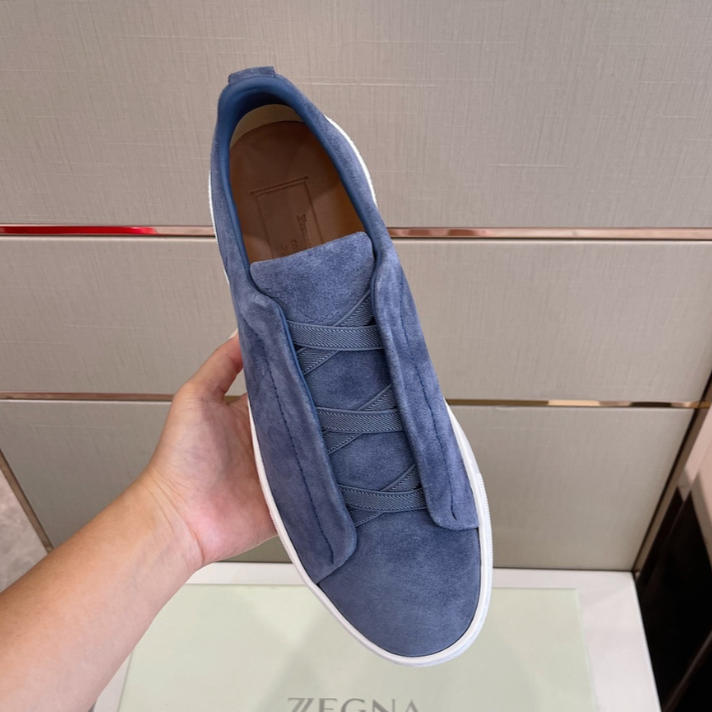 Tênis "Triple Stitch" Zegna Camurça