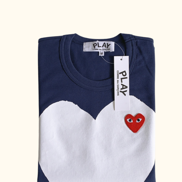Camiseta "Print Heart Logo" CDG
