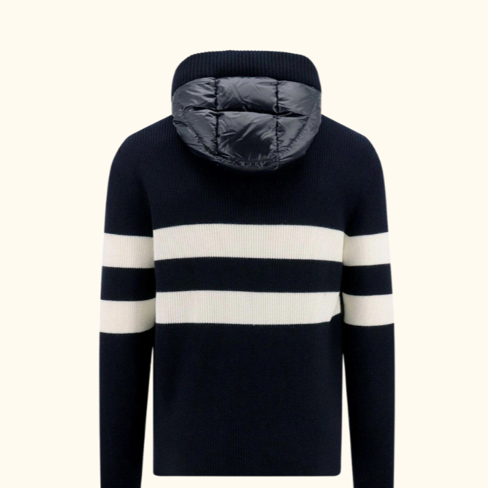 Jaqueta Stripe-Detail Moncler