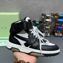 Tênis "Virgil Logo Caravaggio" Off-White Preto Cano Alto