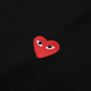 Camiseta "Play Basic" CDG Black