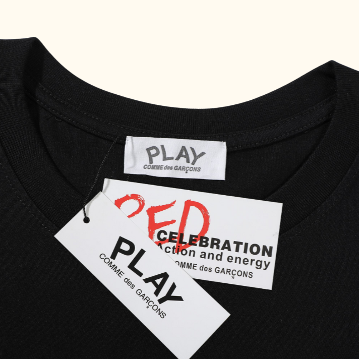 Camiseta "Play Basic" CDG Black