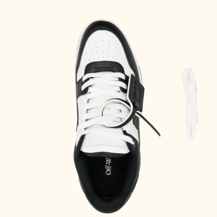 Tênis  Out of Office Calf Leather Black Off-White
