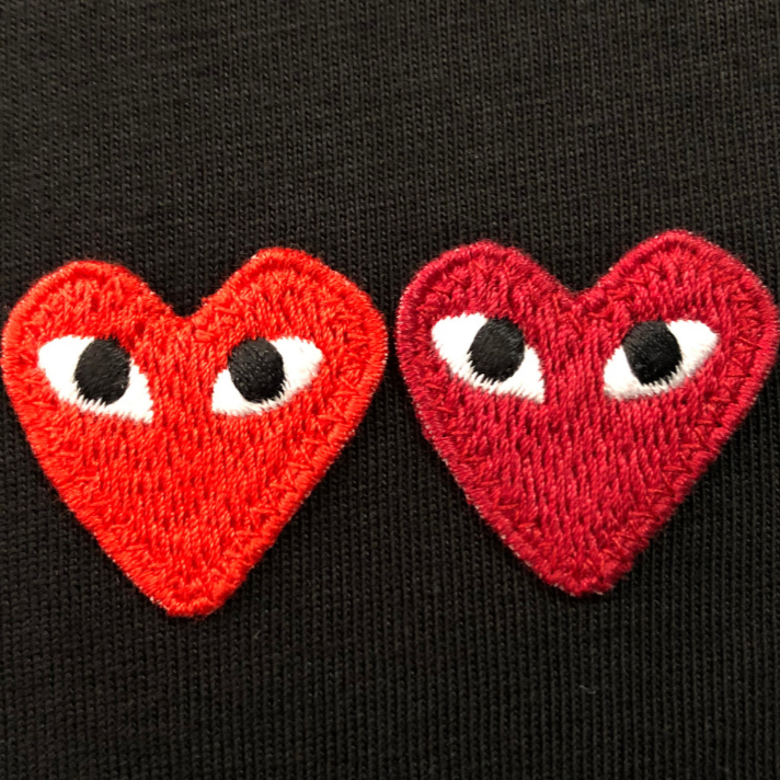 Camiseta "Double Hearts" CDG