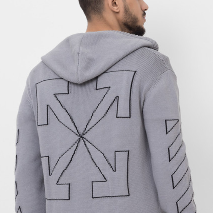 Moletom "Diagonal" Off-White