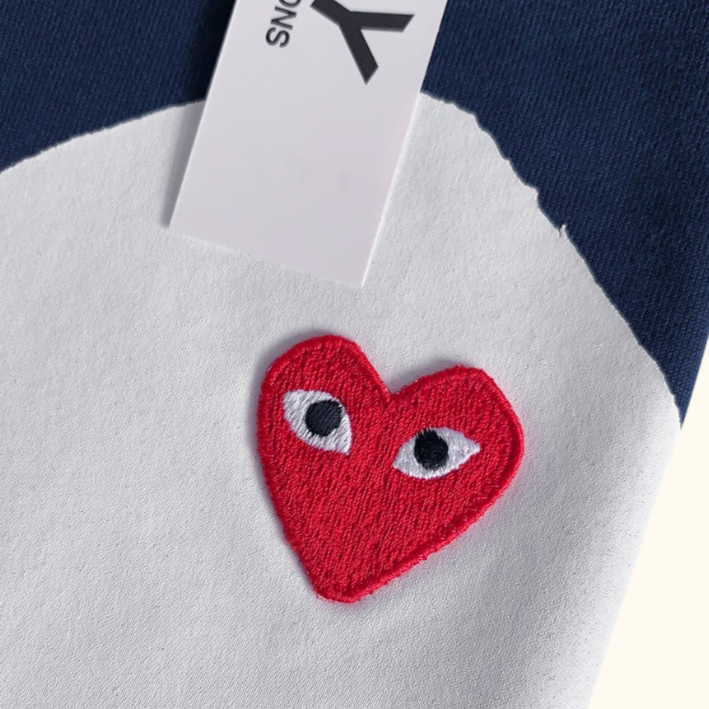 Camiseta "Print Heart Logo" CDG