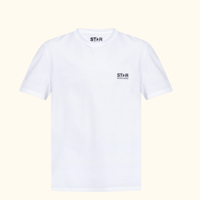 Camiseta "Big Star Back" Golden Goose