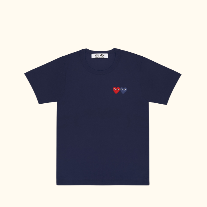 Camiseta "Double Hearts" CDG