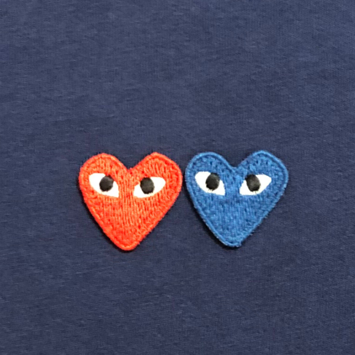 Camiseta "Double Hearts" CDG