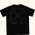 Camiseta "Arrow Stitched" Off-White