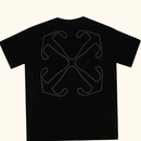 Camiseta "Arrow Stitched" Off-White