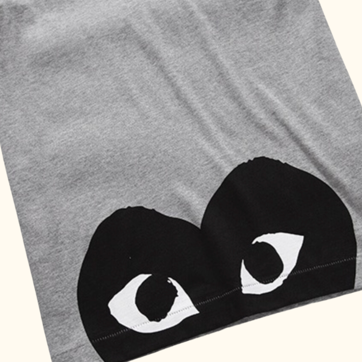 Camiseta "Play Bottom Heart Tee" CDG