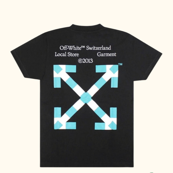 Camiseta "Switzerland"  Off-White