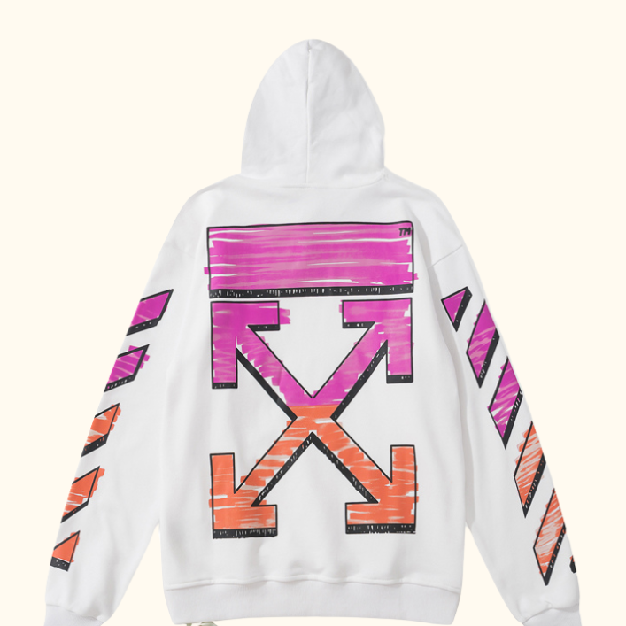 Moletom "Marker Arrows" Off-White