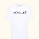 Camiseta "Com Logo Flocado" Moncler