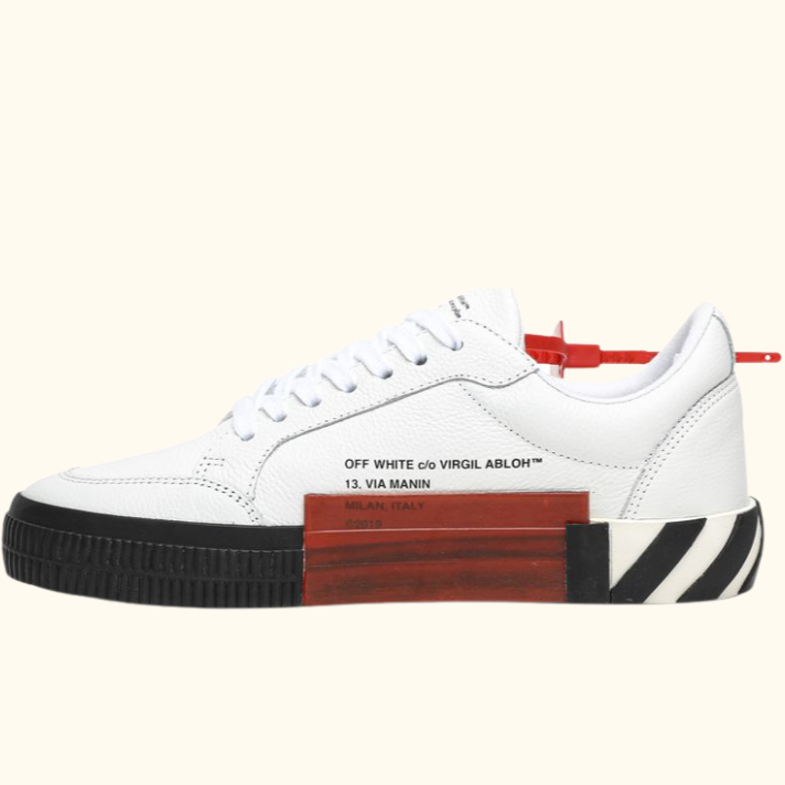 Tênis "Vulcanized Low Couro" Off-White