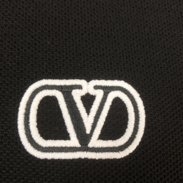 Camiseta Polo Bordada - Valentino