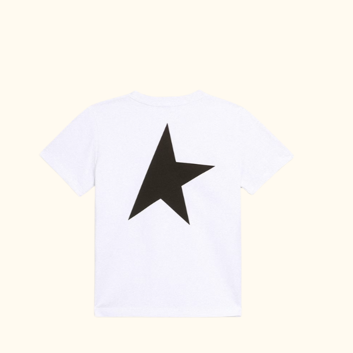 Camiseta "Big Star Back" Golden Goose