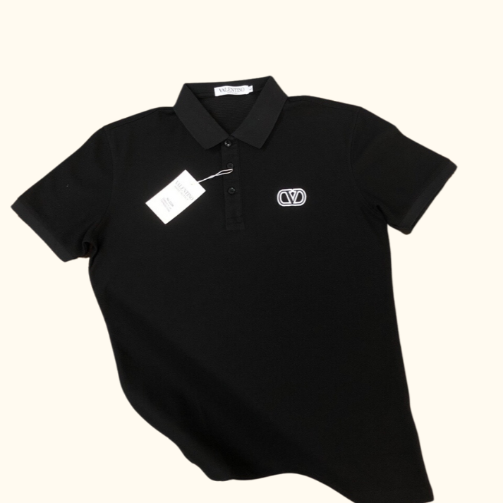 Camiseta Polo Bordada - Valentino