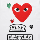 CDG Play Camiseta Com Estampa Gráfica