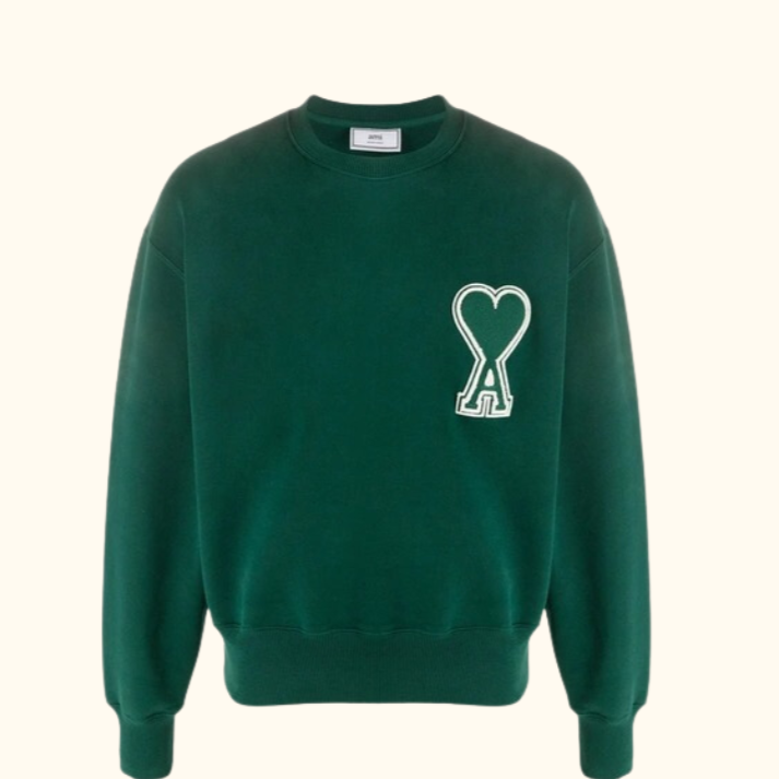 Moletom Heart Logo Tee - Ami Paris