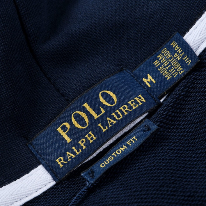 Moletom Capuz de Malha Dupla Zíper - Ralph Lauren