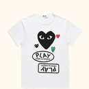 CDG Play Camiseta Com Estampa Gráfica