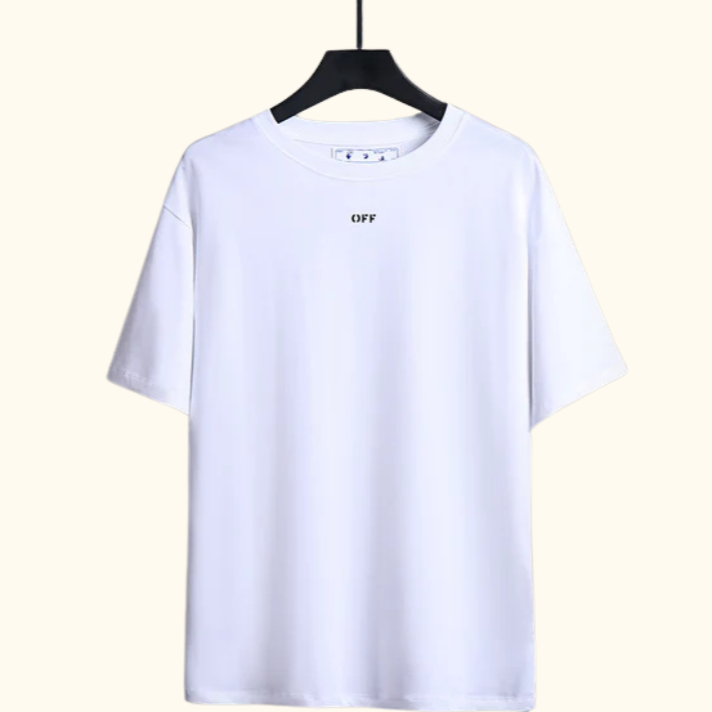 Camiseta "Arrow Stitched" Off-White