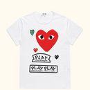 CDG Play Camiseta Com Estampa Gráfica